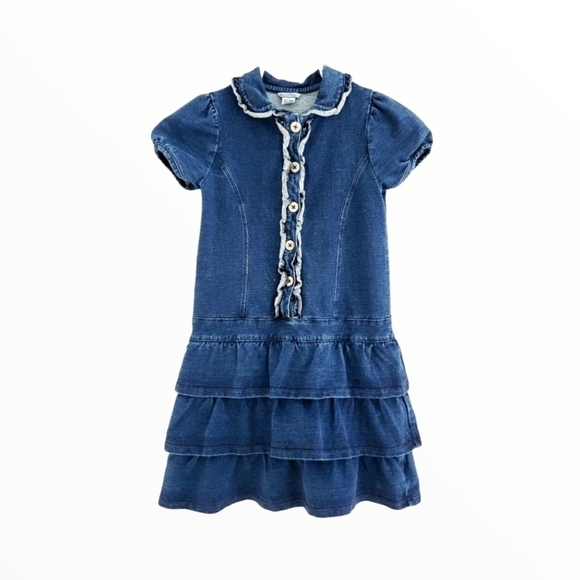 HARTSTRINGS Teired Denim Dress - Picture 1 of 5